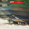 Имитация насадок глушителя SPACE GRAY (серый глянец) для Skoda Kodiaq (2016-н.в.) купить недорого с доставкой в Тобольск