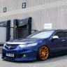 Клыки (накладки) переднего бампера "Modulo" для Honda Accord (VIII gen)(2008-2013) купить недорого с доставкой в Тобольск