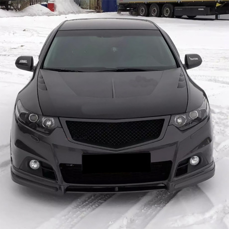 Вставка между клыками переднего бампера Modulo для Honda Accord (VIII gen)(2008-2013) купить недорого с доставкой в Тобольск