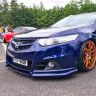 Вставка между клыками переднего бампера Modulo для Honda Accord (VIII gen)(2008-2013) купить недорого с доставкой в Тобольск