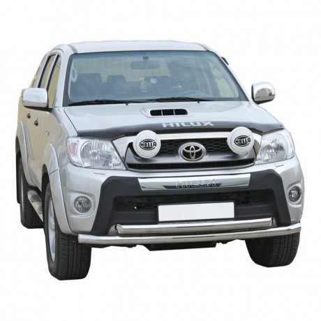 Защита переднего бампера «Труба двойная» (d63,5) для Toyota Hilux pickup (2008-2011)(Окрашенное) купить недорого с доставкой в Тобольск