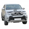 Защита переднего бампера «Труба двойная» (d63,5) для Toyota Hilux pickup (2008-2011)(Окрашенное) купить недорого с доставкой в Тобольск