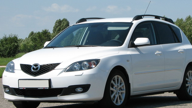 Рейлинги для Mazda 3 (2003-2009) Серебристый пластик купить недорого с доставкой в Тобольск