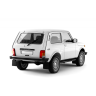 Защита порогов с накладками d63мм ШАГРЕНЬ (ППК) L@DA "4х4 2121" 1995-/ "4x4 URBAN" 2015- купить недорого с доставкой в Тобольск