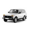 Защита порогов с накладками d63мм ШАГРЕНЬ (ППК) L@DA "4х4 2121" 1995-/ "4x4 URBAN" 2015- купить недорого с доставкой в Тобольск