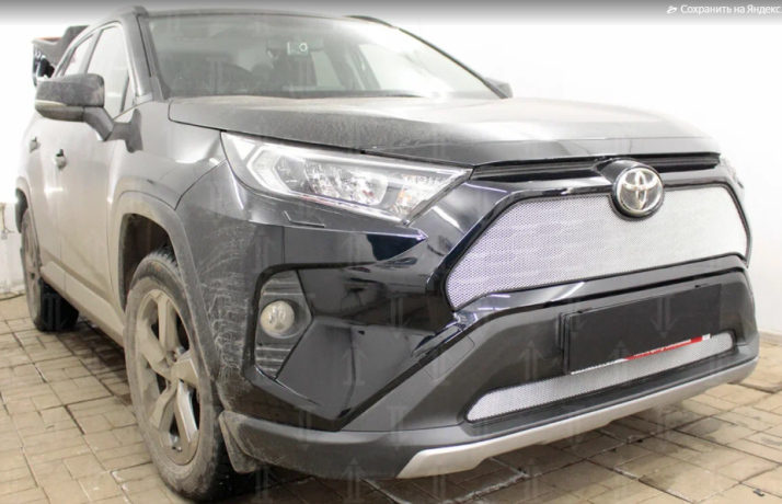 Защита радиатора "Standart" Toyota RAV4 (2018-н.в.) низ, хром купить недорого с доставкой в Тобольск