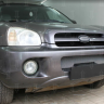 Защита радиатора "Standart" Hyundai Santa Fe (2000-2006) низ, хром купить недорого с доставкой в Тобольск