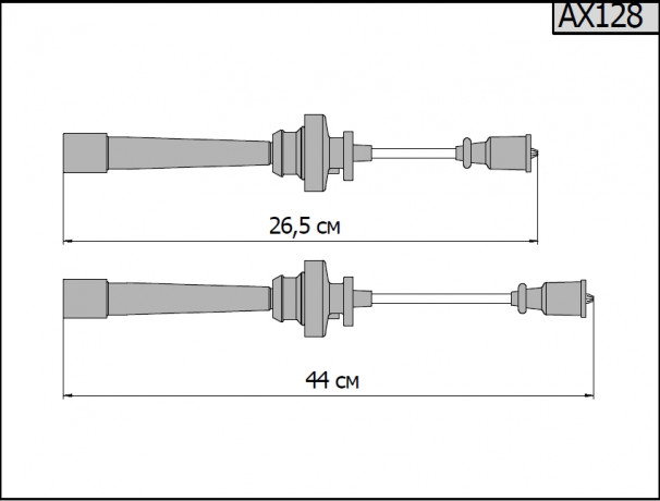 Провода высоковольтные Mitsubishi 4G92, 4G13, 4G18, 4G93, 4G63, 4G64, 4G69 (комплект) купить недорого с доставкой в Тобольск