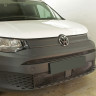 Защита радиатора "Standart" Volkswagen Caddy (2020-н.в.) низ, чёрная купить недорого с доставкой в Тобольск