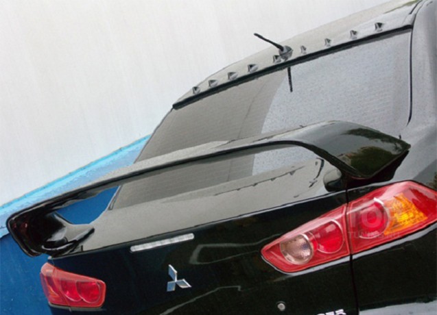 Козырек на заднее стекло с 9 зубьями для Mitsubishi Lancer X (2007-2016) купить недорого с доставкой в Тобольск