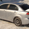Козырек на заднее стекло с 9 зубьями для Mitsubishi Lancer X (2007-2016) купить недорого с доставкой в Тобольск