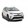 Защита переднего бампера «Труба двойная» (d51) для Toyota RAV4 рестайлинг (2015-н.в.)(Окрашенное) купить недорого с доставкой в Тобольск