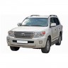 Защита переднего бампера «Труба двойная» (d63,5) для Toyota Land Cruiser 200 рестайлинг, (2012-2015)(Окрашенное) купить недорого с доставкой в Тобольск