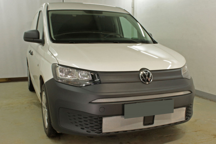 Защита радиатора "Standart" Volkswagen Caddy (2020-н.в.) низ, хром купить недорого с доставкой в Тобольск