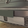 Защита радиатора "Standart" Volkswagen Caddy (2020-н.в.) низ, хром купить недорого с доставкой в Тобольск