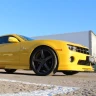 Накладка (юбка) переднего бампера (цельная) для Chevrolet Camaro SS (2009-2012) купить недорого с доставкой в Тобольск