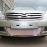 Защита радиатора "Standart" Nissan Almera хром купить недорого с доставкой в Тобольск