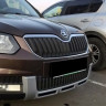 Зимний экран нижний, (текстурный пластик) для Skoda Yeti Outdoor (2013-2018) купить недорого с доставкой в Тобольск