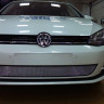 Защита радиатора "Standart" Volkswagen Golf (2012-2017) хром купить недорого с доставкой в Тобольск