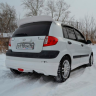 Накладка на задний бампер "Mugen style" для Hyundai Getz рестайлинг (2004-2007 г.в.) купить недорого с доставкой в Тобольск
