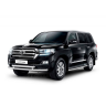 Защита переднего бампера двойная d63/63мм (НПС) Toyota Land Cruiser 200 (2014-н.в.) купить недорого с доставкой в Тобольск