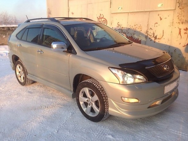 Накладка на передний бампер "Aura" Lexus RX 330 купить недорого с доставкой в Тобольск