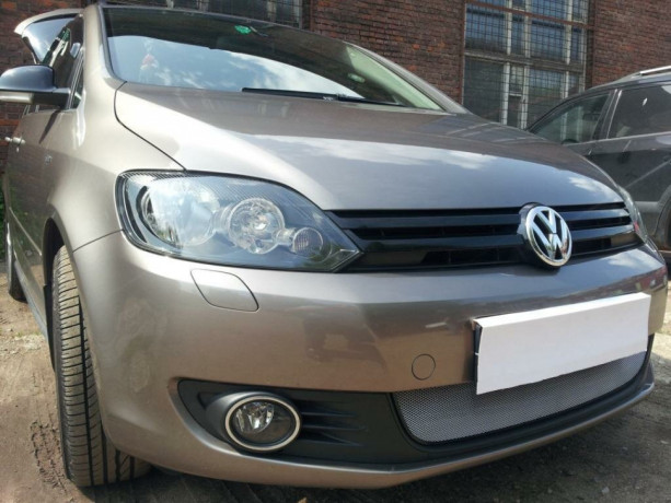 Защита радиатора "Standart" Volkswagen Golf Plus (2008-2014) хром купить недорого с доставкой в Тобольск