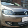 Защита радиатора "Standart" Volkswagen Golf Plus (2008-2014) хром купить недорого с доставкой в Тобольск