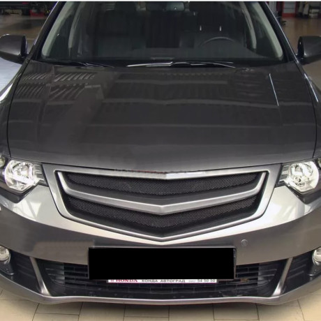 Решетка радиатора "Sport" (без сетки) var №3 для Honda Accord VIII (2008-2010) купить недорого с доставкой в Тобольск