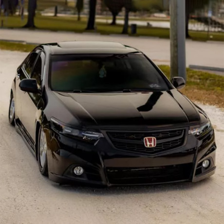 Решетка радиатора "Sport Modulo" var №5 (под логотип) для Honda Accord VIII (2008-2010) купить недорого с доставкой в Тобольск