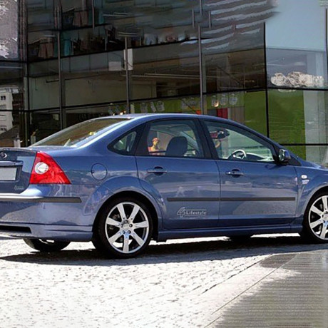 Накладки на пороги "MS" для Ford Focus 2 (2004-2011) купить недорого с доставкой в Тобольск