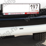 Накладка (юбка) переднего бампера в стиле "LX-Mode" для Toyota Land Cruiser Prado 150 (2009-2014) купить недорого с доставкой в Тобольск