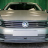 Защита радиатора "Standart" Volkswagen Passat B8 (2014-2019) с фронтальной камерой, хром купить недорого с доставкой в Тобольск
