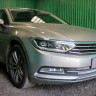 Защита радиатора "Standart" Volkswagen Passat B8 (2014-2019) с фронтальной камерой, хром купить недорого с доставкой в Тобольск