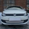 Защита радиатора "Standart" Volkswagen Polo седан (2010-2014) хром купить недорого с доставкой в Тобольск