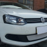Защита радиатора "Standart" Volkswagen Polo седан (2010-2014) хром купить недорого с доставкой в Тобольск