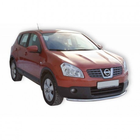 Защита переднего бампера «Труба» (d51) для Nissan Qashqai (2007-2010)(Окрашенное) купить недорого с доставкой в Тобольск