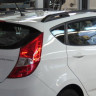 Рейлинги для Hyundai Solaris (2011-2017) хэтчбек Серый купить недорого с доставкой в Тобольск