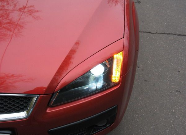 Накладки на фары (реснички) широкие var №2 для Ford Focus 2 (2004-2008) купить недорого с доставкой в Тобольск