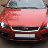 Накладки на фары (реснички) широкие var №2 для Ford Focus 2 (2004-2008) купить недорого с доставкой в Тобольск