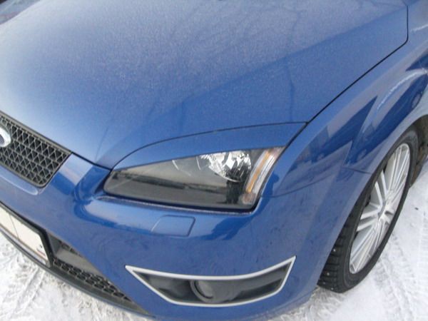 Накладки на фары (реснички) широкие var №2 для Ford Focus 2 (2004-2008) купить недорого с доставкой в Тобольск
