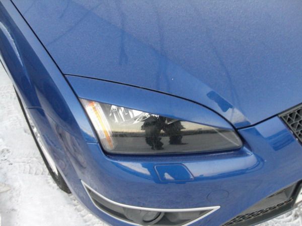 Накладки на фары (реснички) широкие var №2 для Ford Focus 2 (2004-2008) купить недорого с доставкой в Тобольск