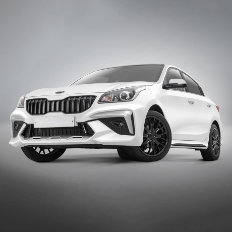Бампер передний "ROTOR" для Kia Rio (2017-2020) купить недорого с доставкой в Тобольск