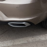 Имитация выхлопа SPACE GRAY (серый глянец) для Volkswagen Polo Liftback (2020-2023) купить недорого с доставкой в Тобольск