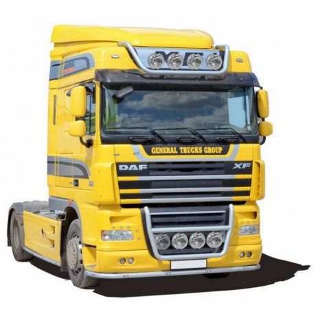 Защита переднего бампера «Труба» для DAF FT XF105.410-460 (2008-2013)(Окрашенное) купить недорого с доставкой в Тобольск