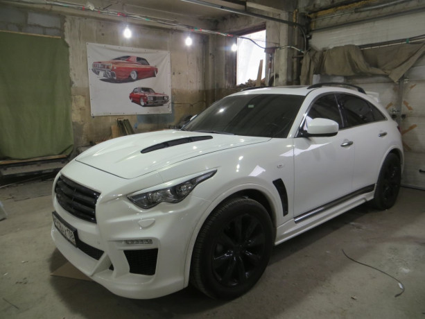 Капот пластиковый "Jass-Rs" Infiniti FX купить недорого с доставкой в Тобольск