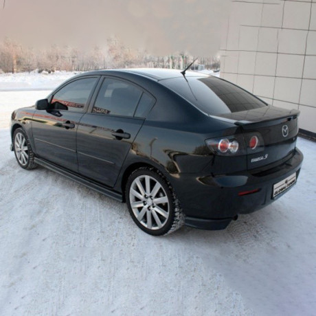 Лип спойлер "GT" для Mazda 3 (седан) купить недорого с доставкой в Тобольск