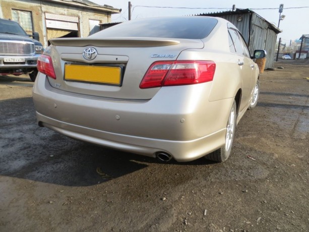 Накладка на задний бампер "Sport Edition" Toyota Camry (40) купить недорого с доставкой в Тобольск
