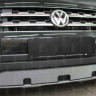 Защита радиатора "Standart" Volkswagen Teramont (2016-2020) с камерой и парктроником, хром купить недорого с доставкой в Тобольск