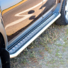 Защита порогов с алюм. площадкой d51мм «Эстонец» (НПС) Renault Duster (2012-2020), Nissan Terrano (2014-) купить недорого с доставкой в Тобольск